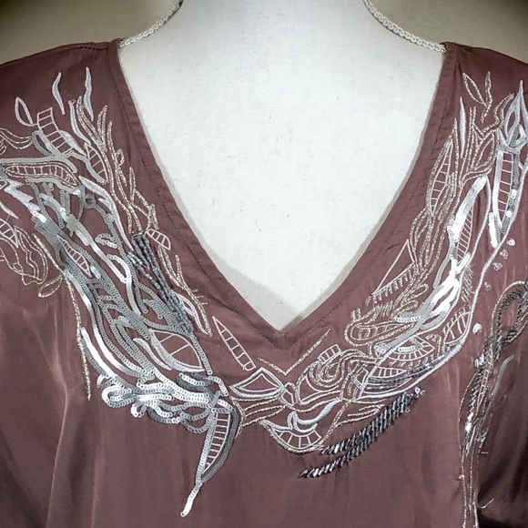 CV FOR CYNTHIA VINCENT -DRESS / TUNIC COVERUP- BIRTHDAY GIFT / CHRISTMAS GIFT B7 - Picture 4 of 11